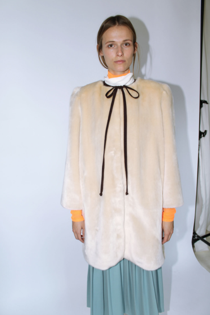 Mr. Larkin Ida Faux Fur Jacket - natural