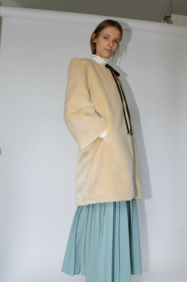 Mr. Larkin Ida Faux Fur Jacket - natural