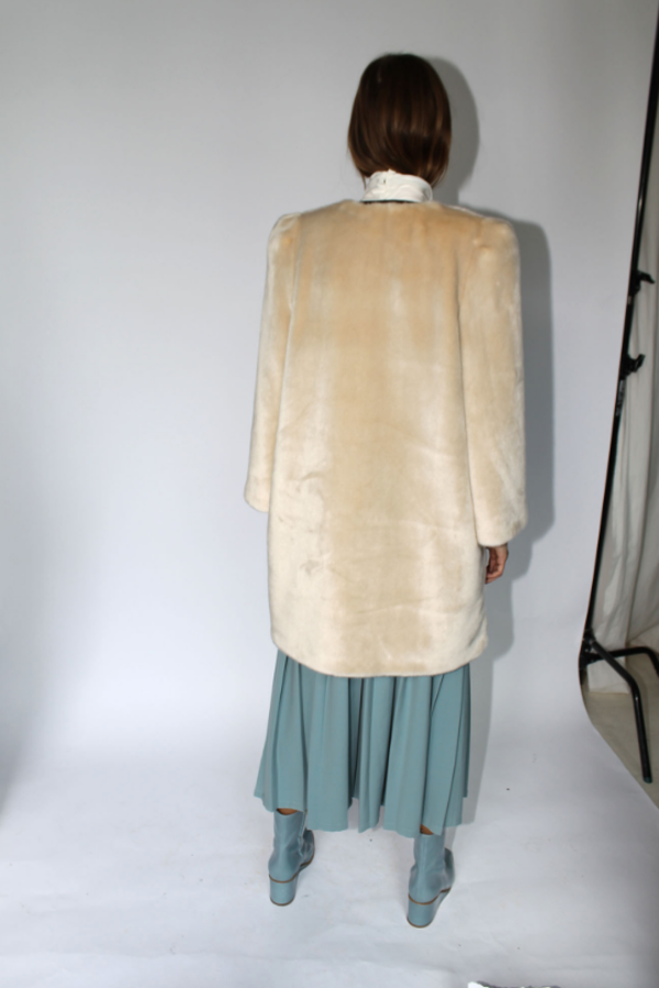 Mr. Larkin Ida Faux Fur Jacket - natural