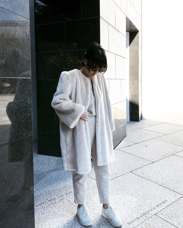 Mr. Larkin Ida Faux Fur Jacket - natural