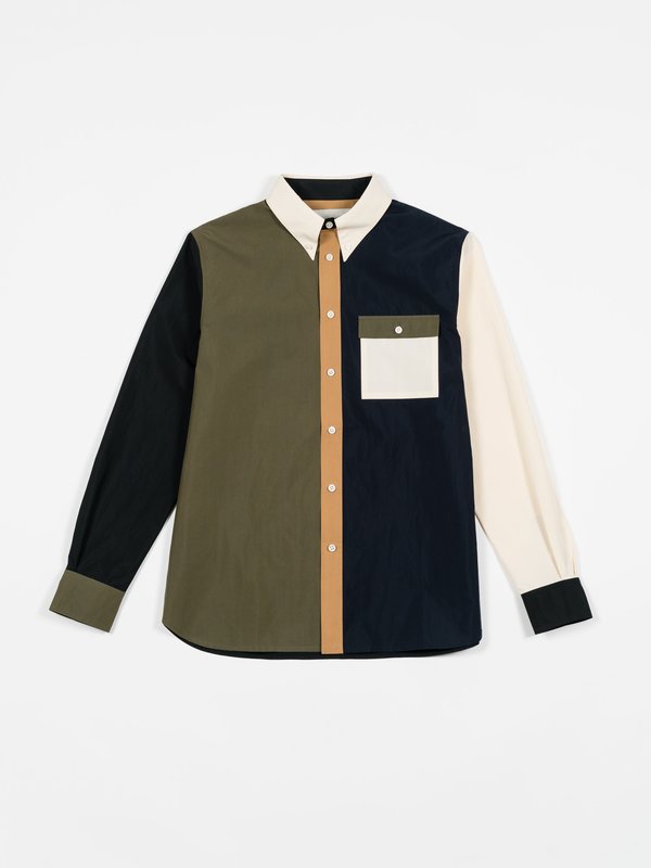archie Weathercloth Button Down Shirt - Combo archie Weathercloth Button Down Shirt - Combo