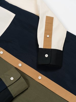 archie Weathercloth Button Down Shirt - Combo archie Weathercloth Button Down Shirt - Combo