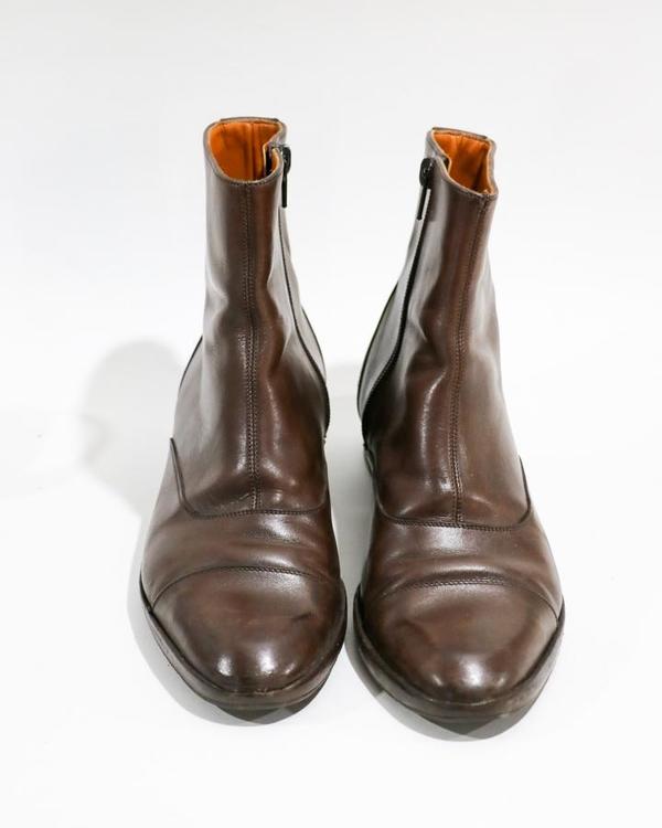 Salvatore Ferragamo Leather Ankle Boots, Size 37 Salvatore Ferragamo Leather Ankle Boots, Size 37