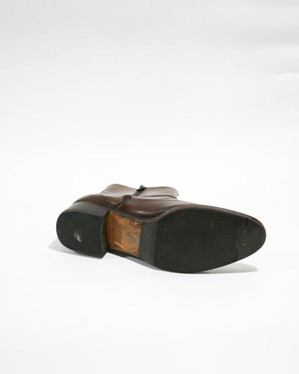 Salvatore Ferragamo Leather Ankle Boots, Size 37 Salvatore Ferragamo Leather Ankle Boots, Size 37