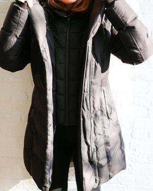 Soia & Kyo Long Puffer Coat, Size M Soia & Kyo Long Puffer Coat, Size M