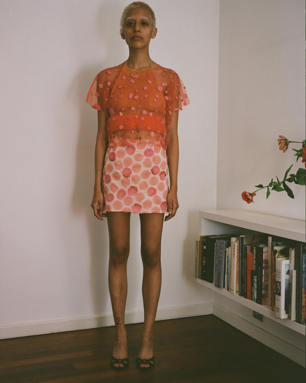 Sydney Pimbley Dolly Mix Skirt - Coral Sydney Pimbley Dolly Mix Skirt - Coral