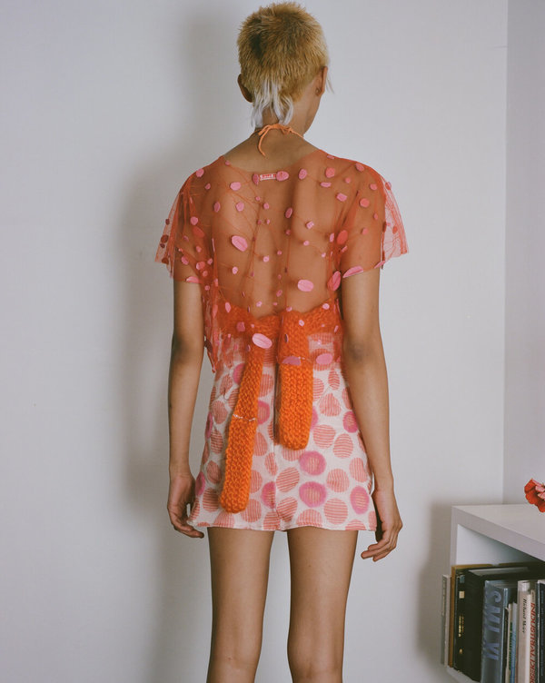 Sydney Pimbley Dolly Mix Skirt - Coral Sydney Pimbley Dolly Mix Skirt - Coral