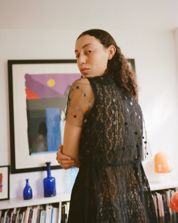 Sydney Pimbley Vintage Leather Dot Top - Black Sydney Pimbley Vintage Leather Dot Top - Black