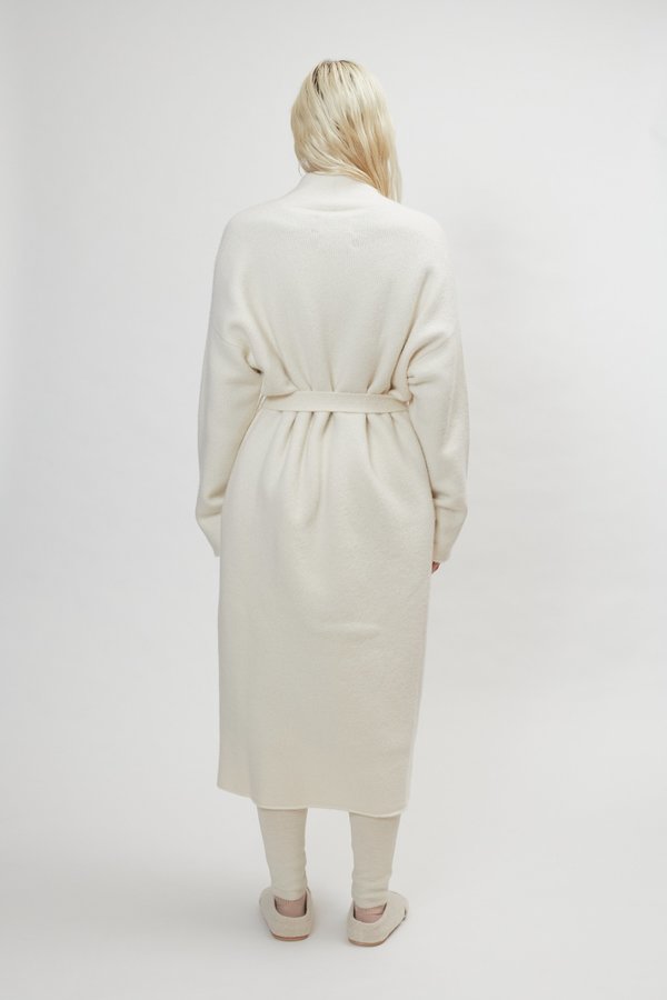 Lauren Manoogian Cashmere New Robe Coat - White Lauren Manoogian Cashmere New Robe Coat - White