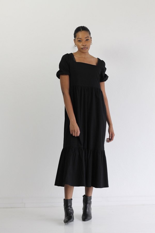 Descendant Tiered Dress - Black Descendant Tiered Dress - Black
