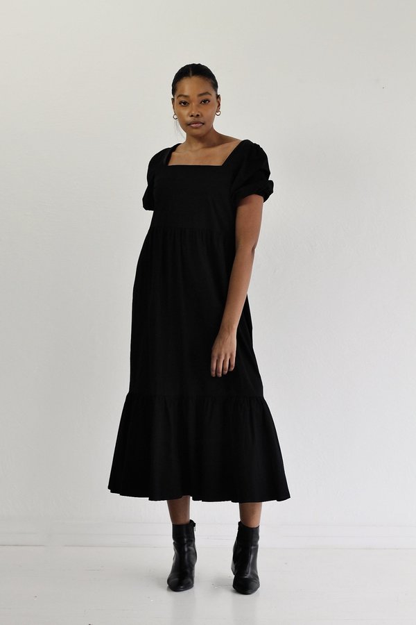 Descendant Tiered Dress - Black Descendant Tiered Dress - Black