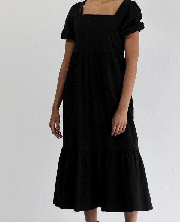Descendant Tiered Dress - Black Descendant Tiered Dress - Black