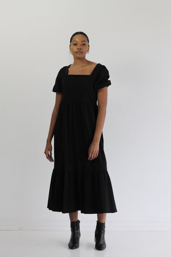 Descendant Tiered Dress - Black Descendant Tiered Dress - Black