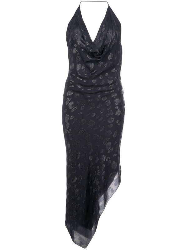 cushnie Asymmetric Cocktail Dress - Dark Blue cushnie Asymmetric Cocktail Dress - Dark Blue