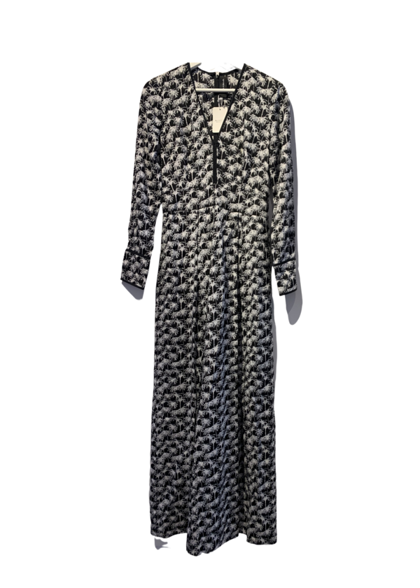 pre-loved Yigal Azrouel palms maxi dress - Black/white pre-loved Yigal Azrouel palms maxi dress - Black/white