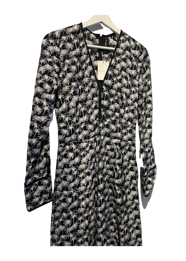 pre-loved Yigal Azrouel palms maxi dress - Black/white pre-loved Yigal Azrouel palms maxi dress - Black/white