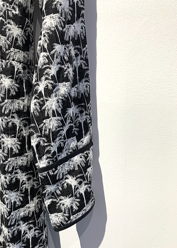 pre-loved Yigal Azrouel palms maxi dress - Black/white pre-loved Yigal Azrouel palms maxi dress - Black/white
