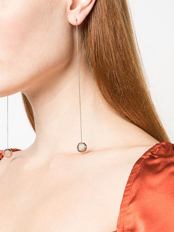 Ball Pendant Long Earrings Ball Pendant Long Earrings