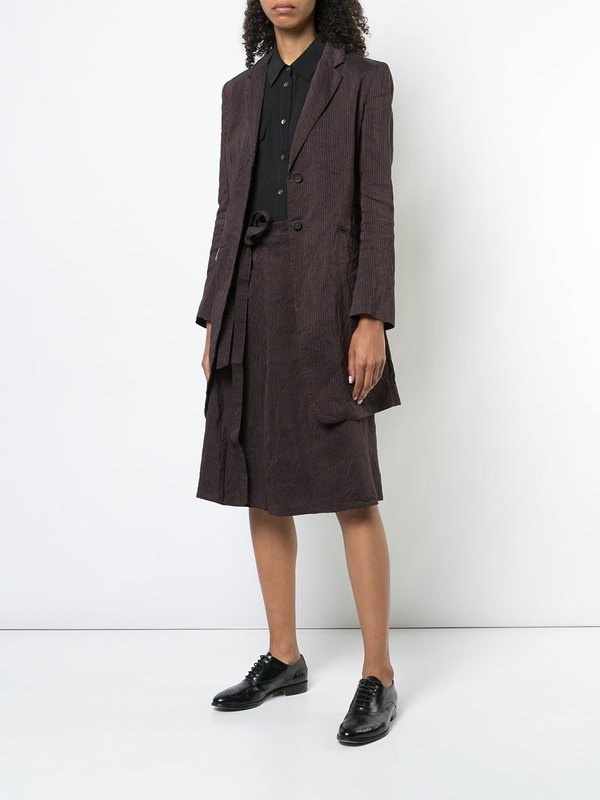 Forme d'Expression Belt Gathered Skirt - black Forme d'Expression Belt Gathered Skirt - black