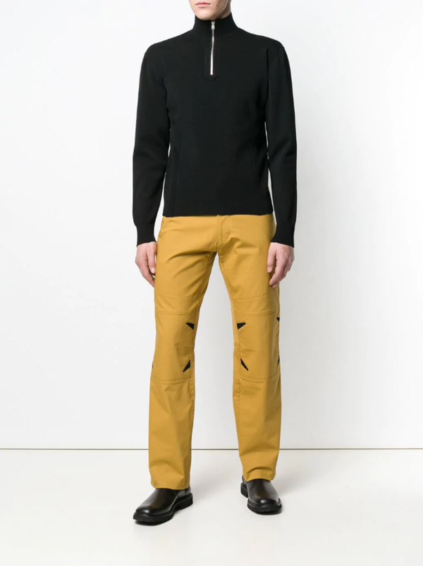 Mackintosh Cotton 0004 Zip-Neck Sweater - black Mackintosh Cotton 0004 Zip-Neck Sweater - black
