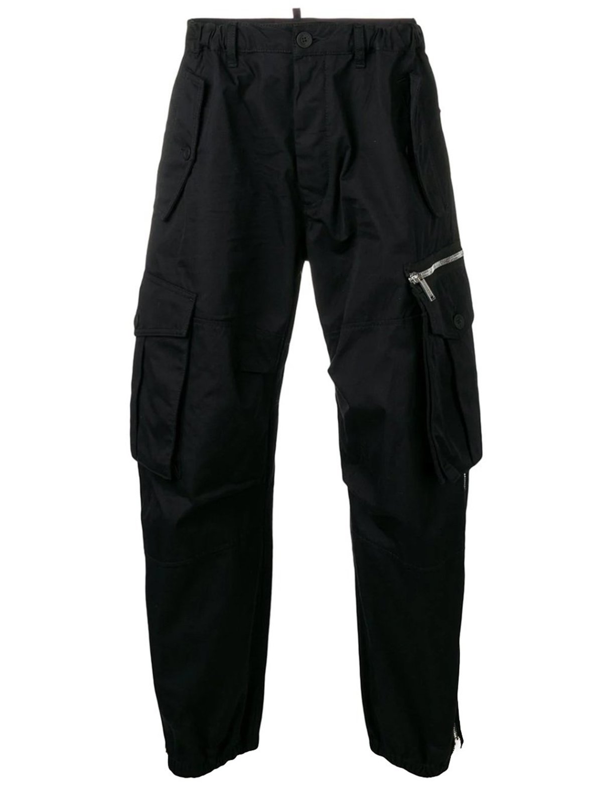 Dsquared2 Cargo Zip Pants - Black | Garmentory