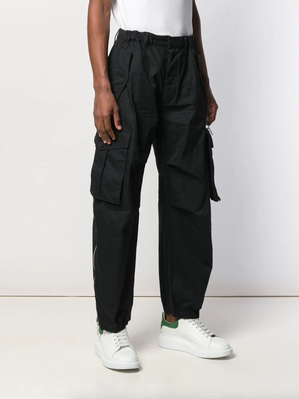 Dsquared2 Cargo Zip Pants - Black | Garmentory
