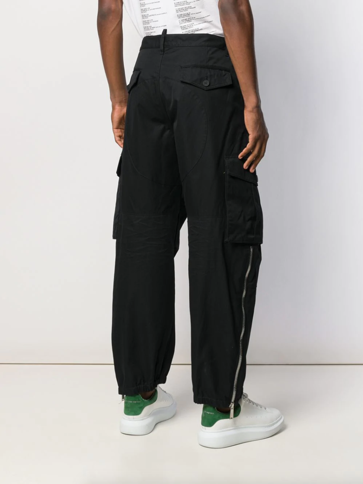 Dsquared2 Cargo Zip Pants - Black | Garmentory