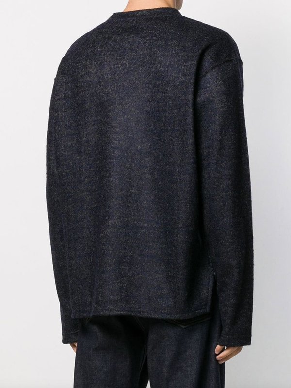 JUNYA WATANABE MAN Check-Panel Jumper - Navy JUNYA WATANABE MAN Check-Panel Jumper - Navy