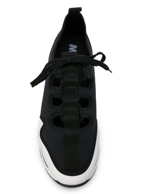 Marni Cut-Out Detail Sneakers - Black/White Marni Cut-Out Detail Sneakers - Black/White