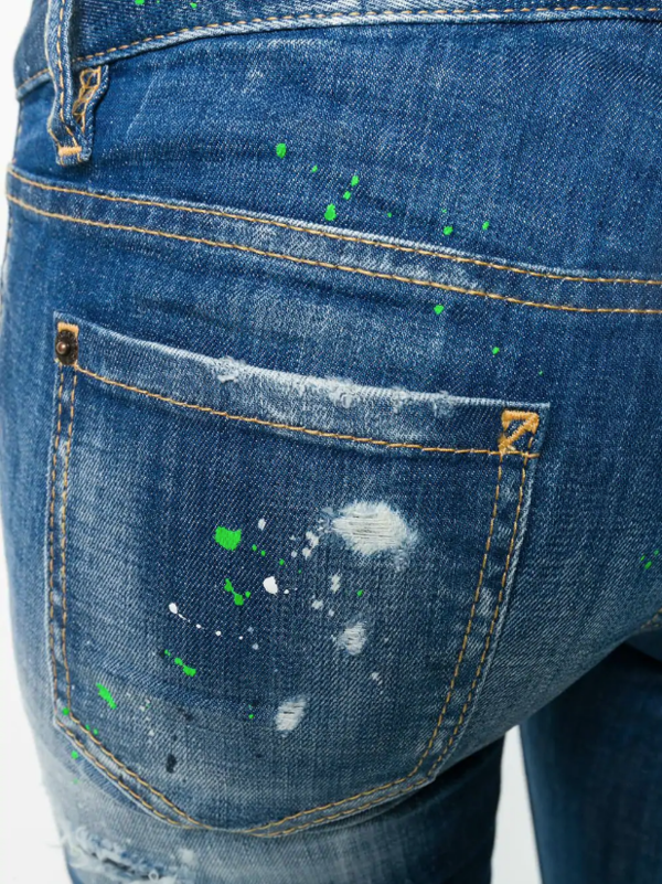 Distressed Slim Jeans Distressed Slim Jeans