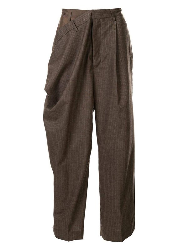 Draped Side Trousers Draped Side Trousers