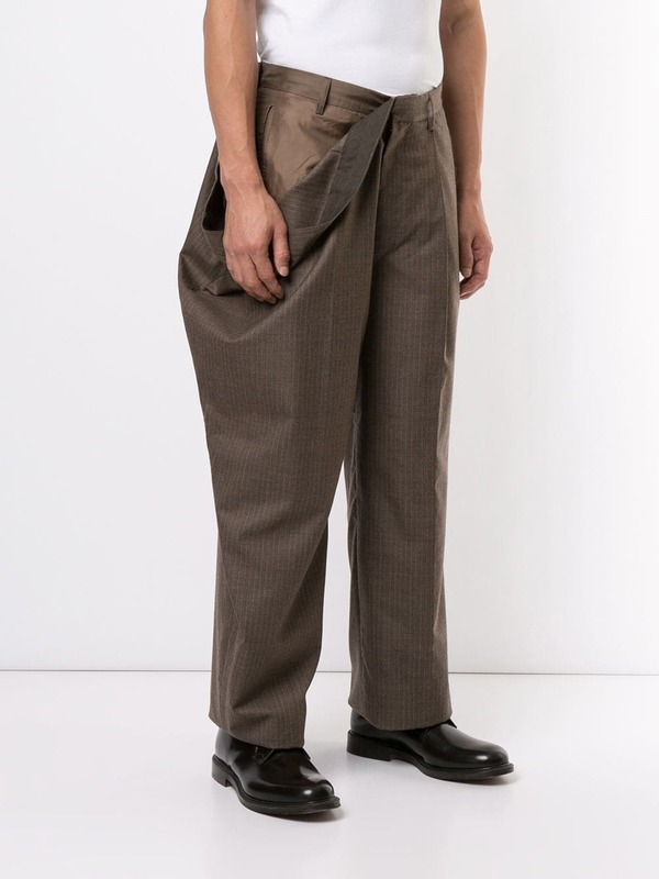 Draped Side Trousers Draped Side Trousers