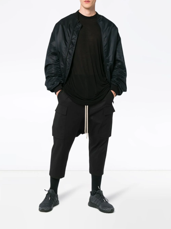 Drawstring Cropped Cargo Trousers Drawstring Cropped Cargo Trousers