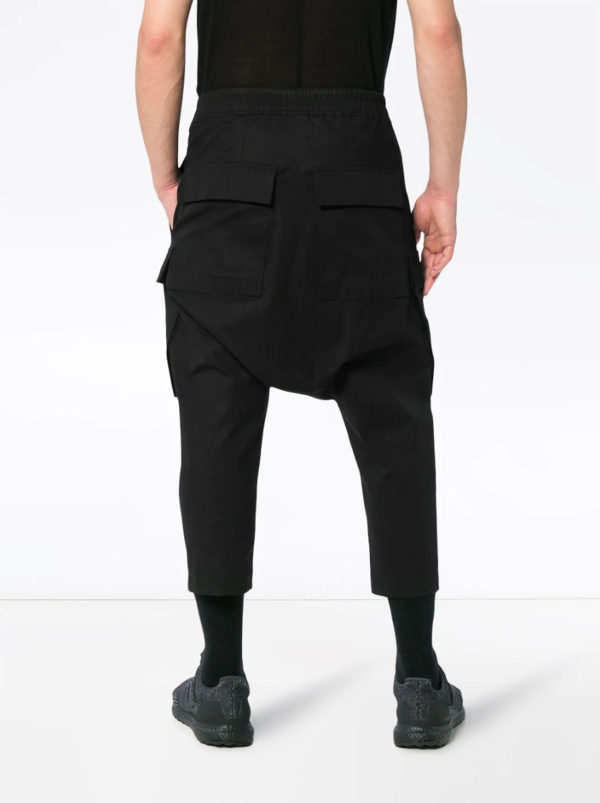 Drawstring Cropped Cargo Trousers Drawstring Cropped Cargo Trousers