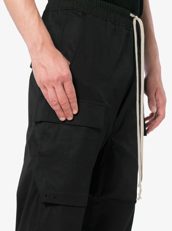 Drawstring Cropped Cargo Trousers Drawstring Cropped Cargo Trousers