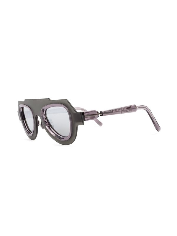 Unisex Kuboraum E5 Sunglasses - Grey/Silver Unisex Kuboraum E5 Sunglasses - Grey/Silver