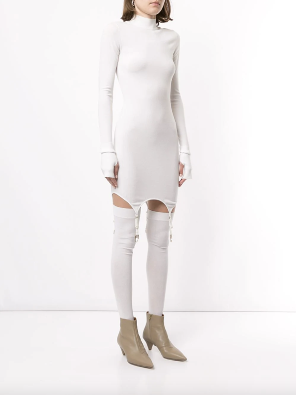 Dion Lee Garter Mini Dress - Ivory Dion Lee Garter Mini Dress - Ivory