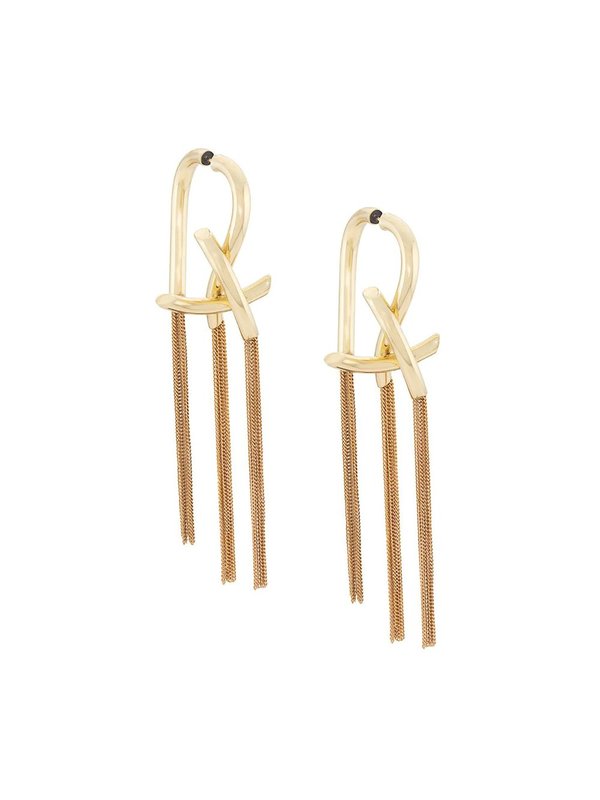 Intellectual Knotted Chain Earrings Intellectual Knotted Chain Earrings