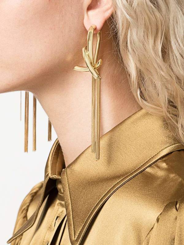 Intellectual Knotted Chain Earrings Intellectual Knotted Chain Earrings