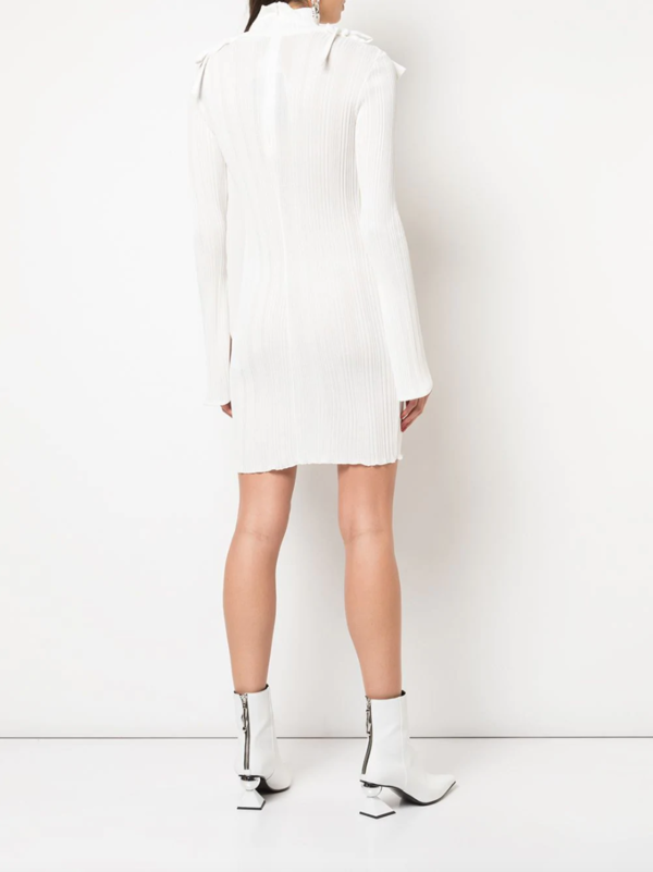 knitted ladies dress Anastasia Burgundy Midi Knitted Dress – Elegant Modern Look M main image 0