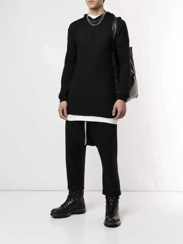Long Line Knit Hoodie Long Line Knit Hoodie