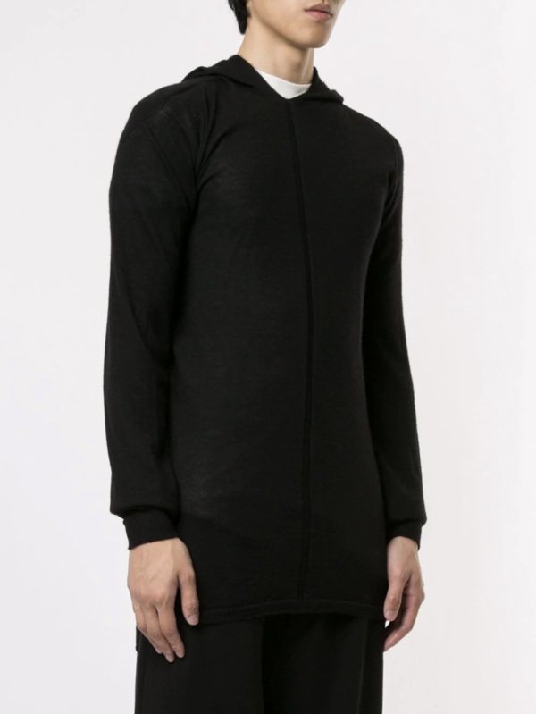 Long Line Knit Hoodie Long Line Knit Hoodie