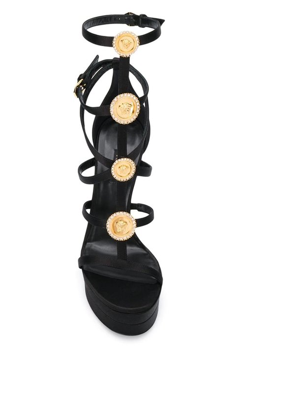 Medusa Studded Strappy Sandals Medusa Studded Strappy Sandals