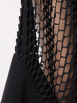 Dion Lee Mesh Panel Skirt - Black Dion Lee Mesh Panel Skirt - Black