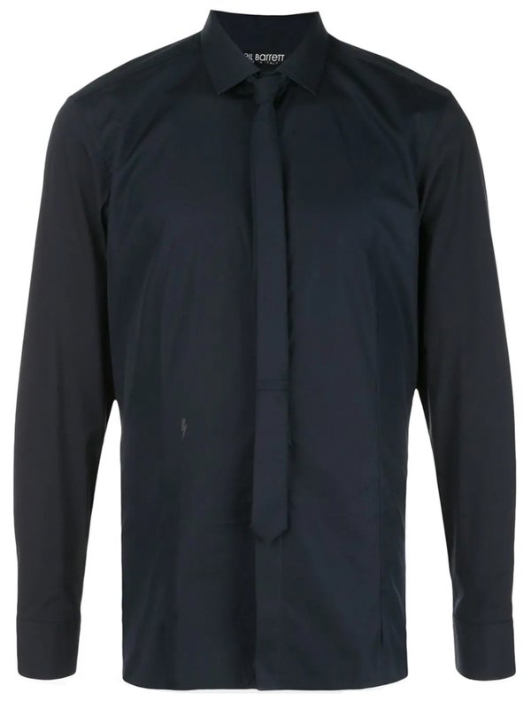 Navy Tie Shirt Navy Tie Shirt