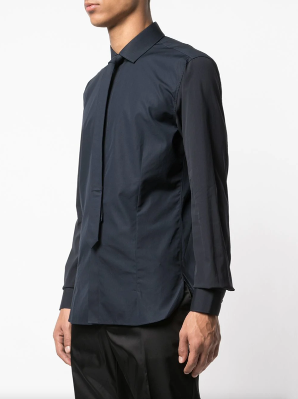 Navy Tie Shirt Navy Tie Shirt
