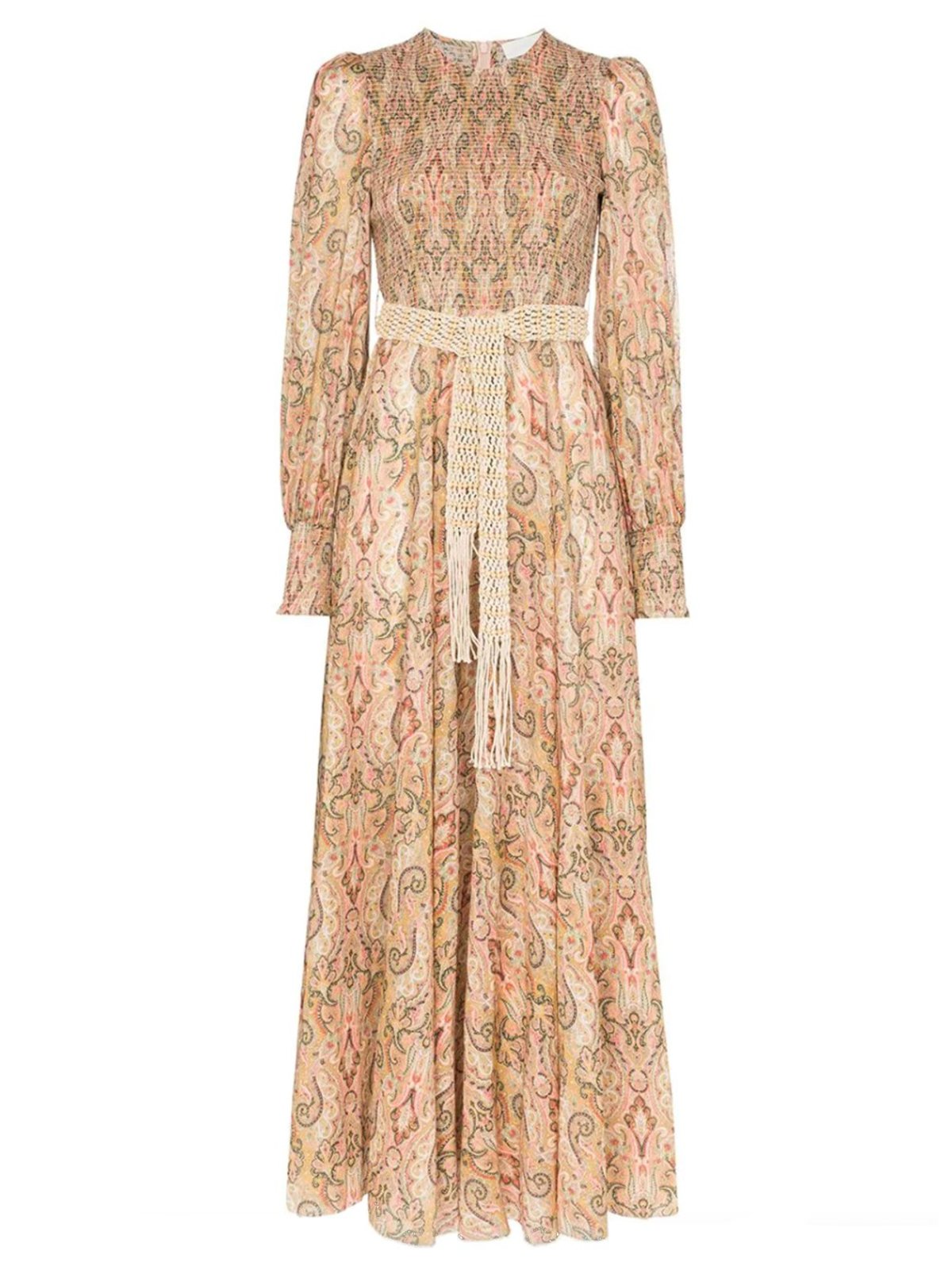 chinese dress ladies Loveday Paisley Printed Long Sleeve Midi Dress – Disturbia