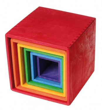 Grimm's LARGE RAINBOW SET OF BOXES - Norman & Jules Grimm's LARGE RAINBOW SET OF BOXES - Norman & Jules