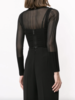 Dion Lee Rib Jersey Corset top - Black - Thumbnail 3