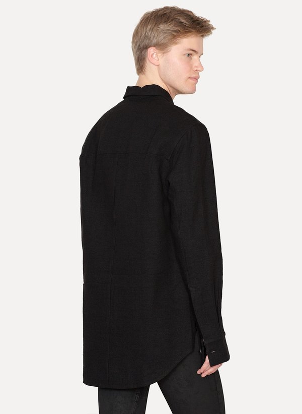 Song for the Mute Silk Linen Oversized Shirt Jacket Song for the Mute Silk Linen Oversized Shirt Jacket
